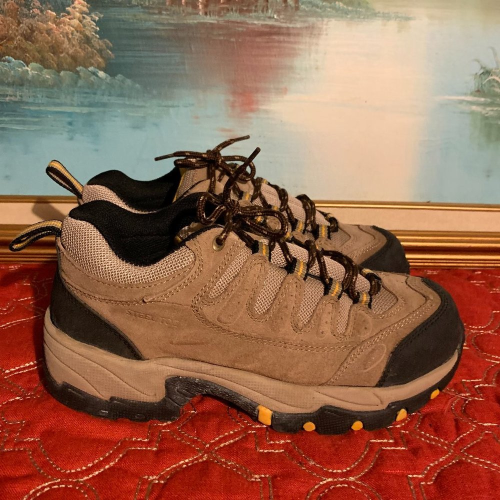 Brahma Mindy Womens Suede Leather ASTM F2413-05 Hiking/Work Safety Shoe 8.5